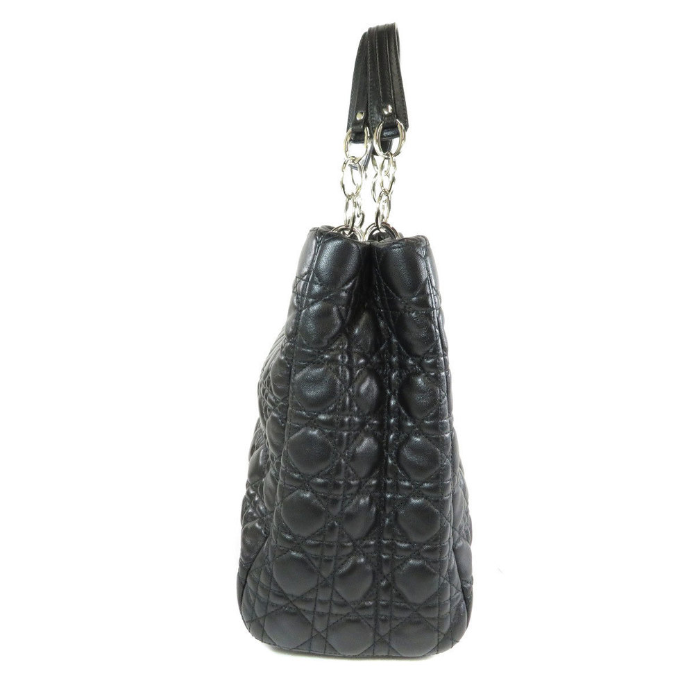 Christian Dior Tote Bag Leather Black - Picture 2 of 8